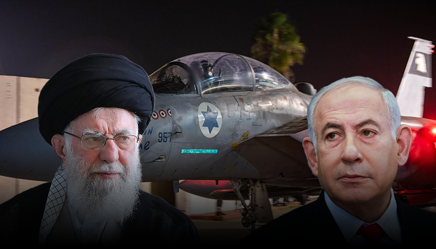 Photo: Iranian Leader's Press Office - HandoutGetty Images, Haim Goldberg/Flas90, IDF עלי חמינאי מנהיג איראן, ראש הממשלה ממשלה ביבי בנימין נתניהו
