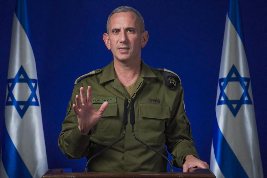 Rear Admiral (res.) Daniel Hagari (Photo: AFP PHOTO / Handout / Israeli Army) תא״ל דניאל הגרי