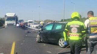 תאונת דרכים בכביש 1 בה נהרג ילד כבן 3
