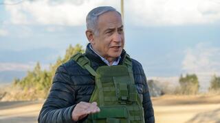 ראש הממשלה בנימין נתניהו בסיור והערכת מצב בגבול לבנון יחד עם מפקד פיקוד הצפון אלוף אורי גורדין