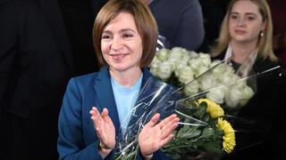 נשיאת מולדובה מאיה סנדו ניצחה בבחירות