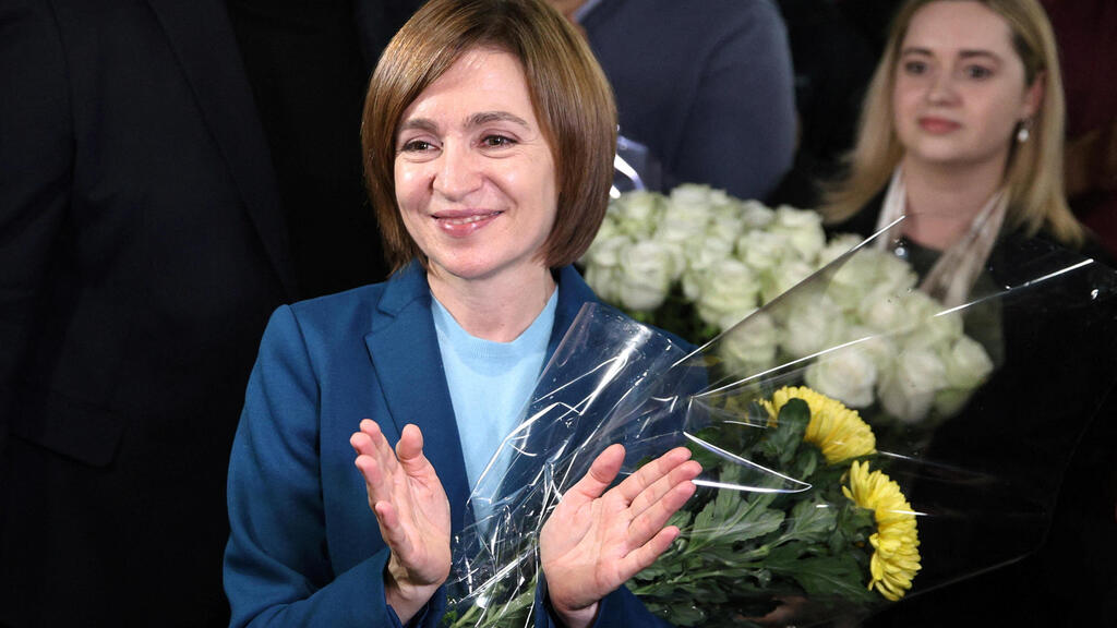 Майя Санду (Фото: REUTERS/Vladislav Culiomza) נשיאת מולדובה מאיה סנדו ניצחה בבחירות