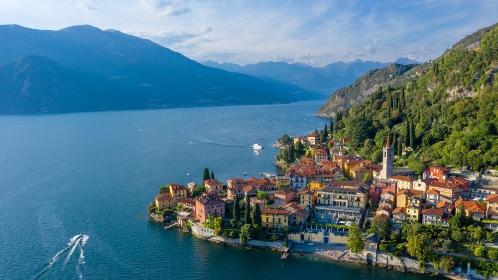 Lake Como (Photo: Shutterstock) אגם קומו - האוויר אכן נראה צלול