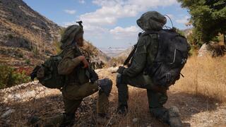 תיעוד מהפעילות הקרקעית של יחידת המילואים - 'האלפיניסטים' בדרום לבנון
