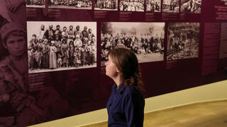 גרטה טונברג באתר זיכרון לרצח העם הארמני