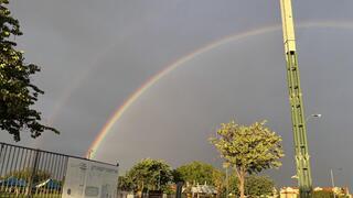 קשת בענן בשמי ראשון לציון