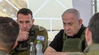 בנימין נתניהו, רונן בר, הרצי הלוי וישראל כ"ץ בביקור במסדרון נצרים שבעזה