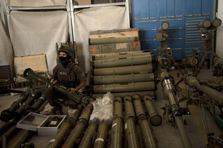 Hezbollah weapons seized by the IDF in Lebanon