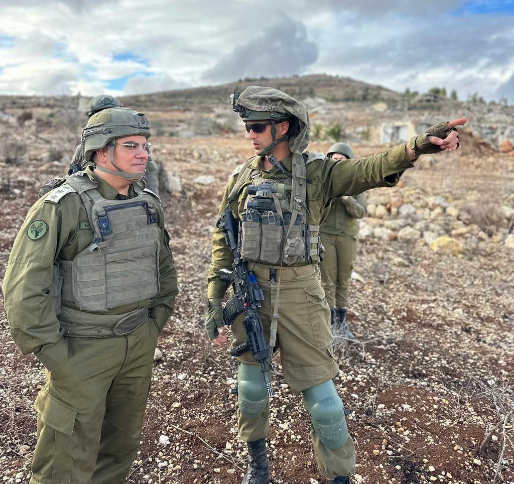 אביחי אדרעי בסיור בדרום לבנון