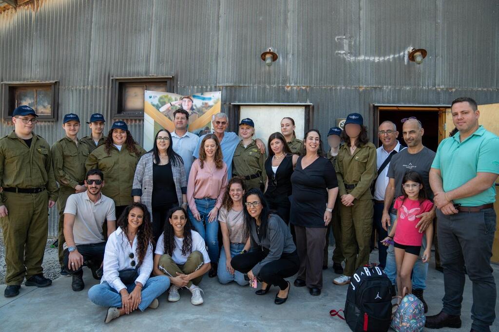 Some of the new IDF volunteer recruits