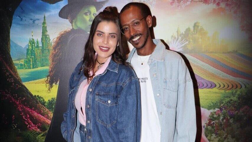 ספיר בורגיל ואברהם אקלום, בימים מפוייסים מיותר (צילום: ניר פקין ) הקרנת הסרט מרשעת ספיר בורגיל אברהם אקלום