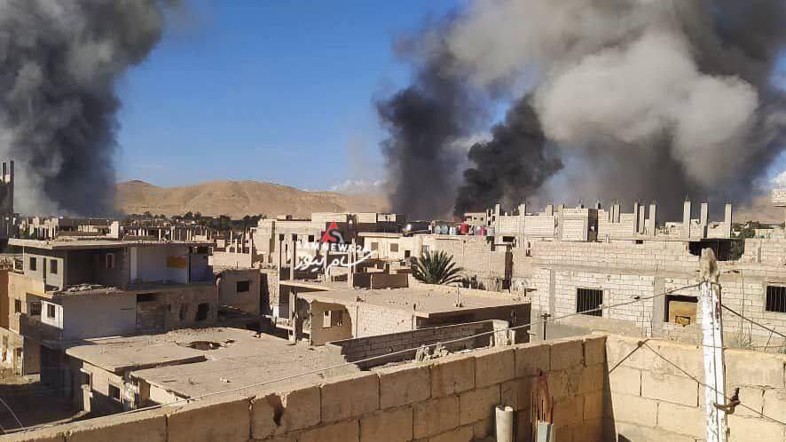 Syrian report of an Israeli attack targeting the town of Tadmor in the eastern countryside of Homs דיווח סורי על תקיפה ישראלית שכוונה לעיר תדמור באזור הכפרי המזרחי של חומס