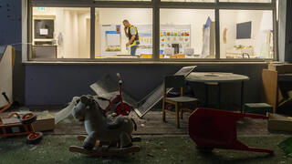 נפילה בבית הספר בעכו