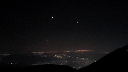 תיעוד מיירוט הרקטות