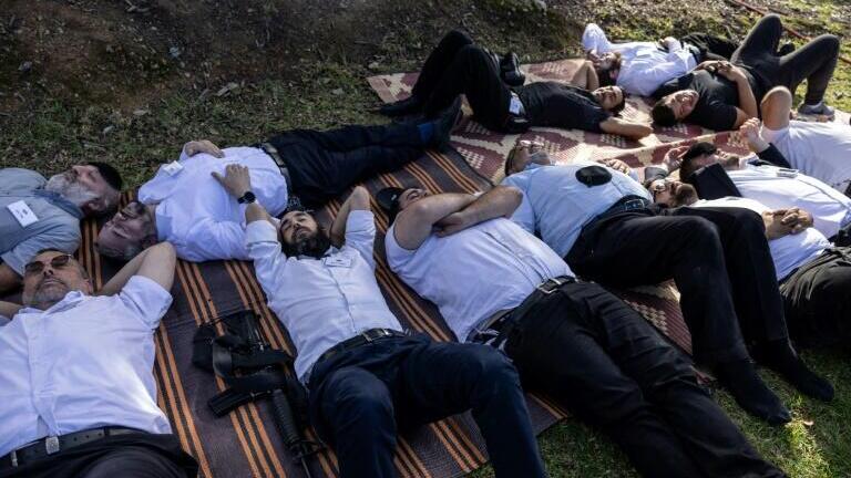 Many of the volunteers hae suffered psychologically from witnessing the aftermath of the October 7 Hamas attacks on Israel 