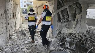 זירת הפגיעה בחיפה