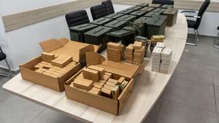 20,000 הכדורים שנתפסו על ידי משטרת ישראל