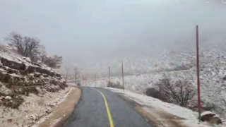שלג ראשון ירד באתר החרמון