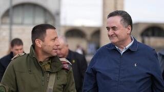 ישראל כ"ץ בביקור בפיקוד המרכז
