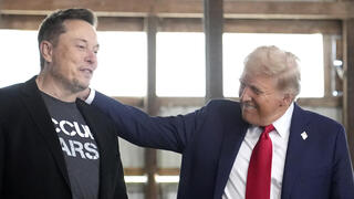 אילון מאסק ודונלד טראמפ