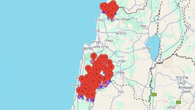 אזעקות בחדרה ופרדס חנה ובגליל העליון