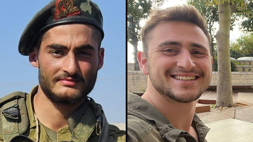 Sergeant Tamer Othman and Sgt. First Class Yona Betzalel Brief 