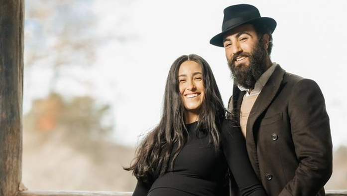 Chabad emissaries Raizel and Daniel Namdar with their children 