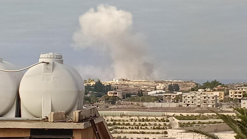 תיעוד לבנוני מהתקיפות באל-ביסאריה שבדרום לבנון