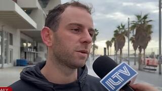 Man on the street in Tel Aviv. Subject: Is the Israel-Lebanon ceasefire good or bad?