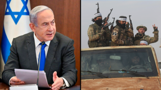  בנימין נתניהו , המורדים בסוריה