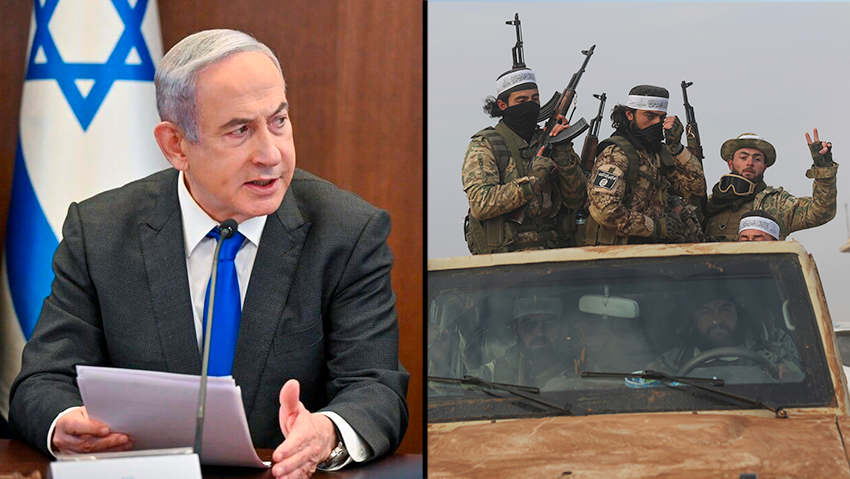  בנימין נתניהו , המורדים בסוריה