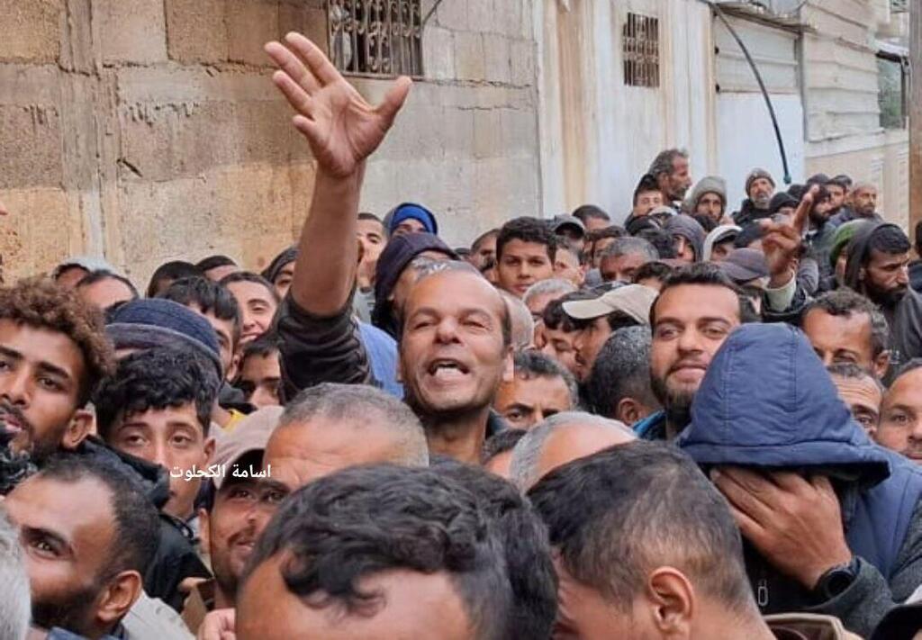 תורים לקבלת לחם ברצועת עזה