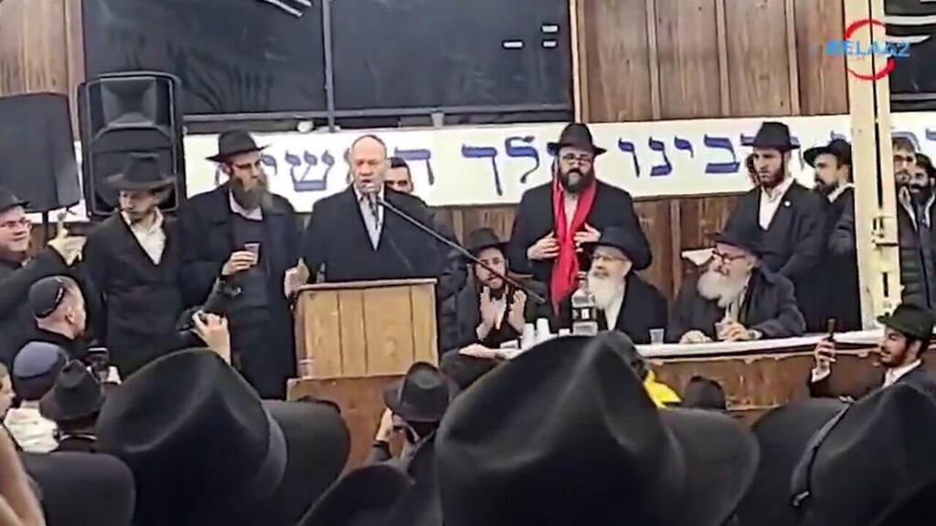 יואב גלנט, שר הבטחון לשעבר במטה חב"ד בברוקלין 