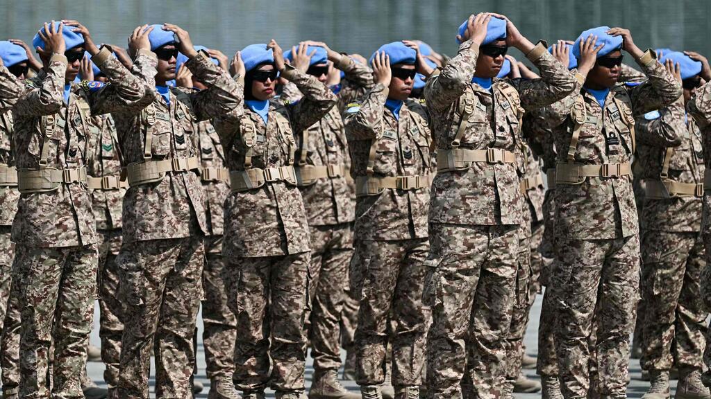 About 10,000 personnel from 47 countries serve with UNIFIL (Photo: Mohd Rasfan, AFP) כוחות יוניפי"ל בדרום לבנון