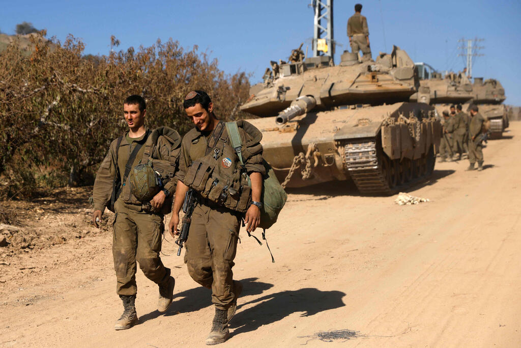 כוחות צה"ל ליד גבול לבנון