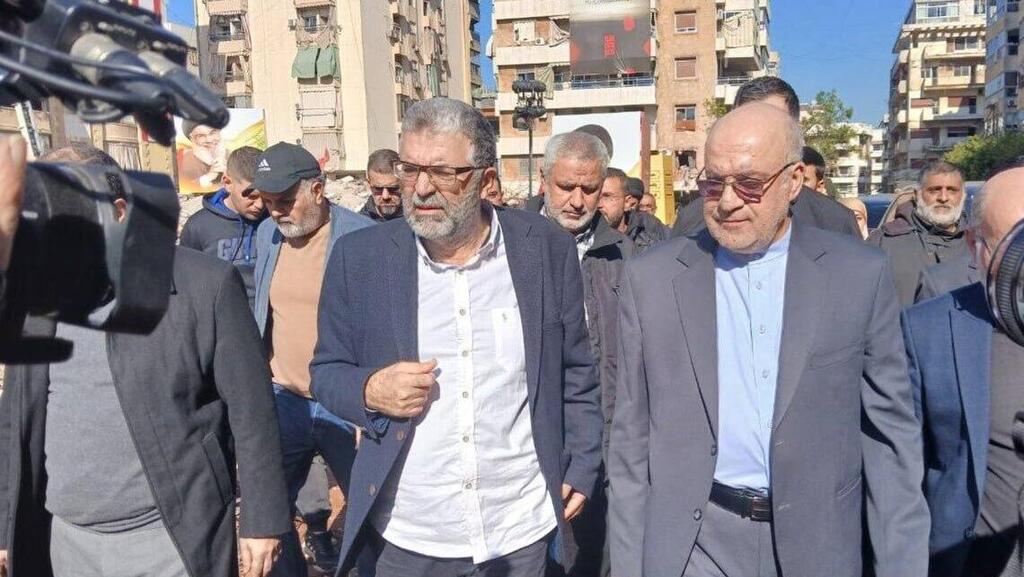 מוג'תבא אמאני, שגריר איראן בלבנון, הגיע למקום חיסולו של נסראללה בדאחייה