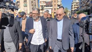 מוג'תבא אמאני, שגריר איראן בלבנון, הגיע למקום חיסולו של נסראללה בדאחייה