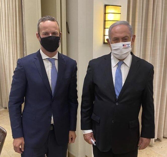 אדם בוהלר וראש הממשלה בנימין נתניהו