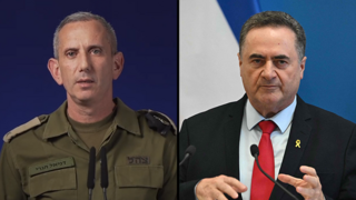  ישראל כץ כ"ץ שר הביטחון ביטחון ו תא״ל דניאל הגרי