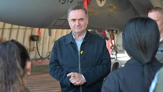 שר הביטחון ישראל כ"ץ בביקור בבסיס תל נוף