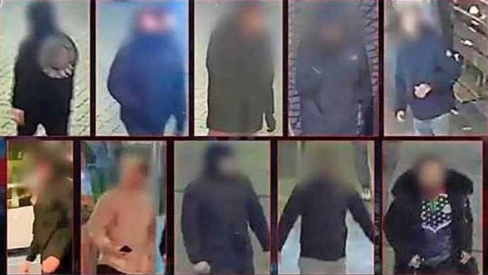 The images of the suspects 