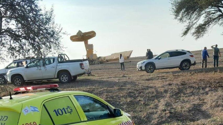 התרסקות מטוס ריסוס באזור שובל