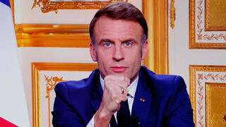 נשיא צרפת עמנואל מקרון