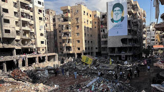 מקום חיסולו של נסראללה בדאחייה