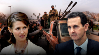 בשאר ואסמה אסד. נישאו חודשים אחדים אחרי שעלה לשלטון 