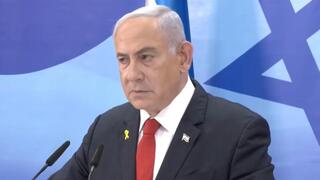 ראש הממשלה בנימין נתניהו בעת נאומו