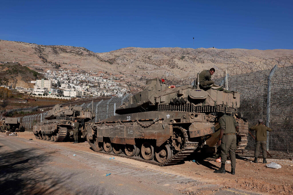 כוחות צה"ל ליד גבול סוריה