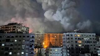 תקיפות באזור ברזה בדמשק, סוריה
