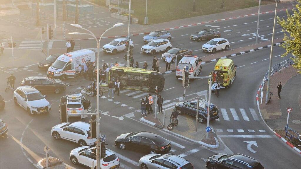 Скорая попала в аварию в Ашдоде