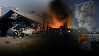 נזקי התקיפה בסוריה, תקיפות באזור ברזה בדמשק, סוריה